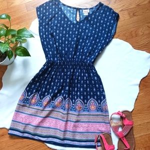 Mossimo Supply Co. •Women's Boho Sleeveless Floral Print Tunic Top